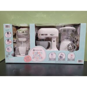 Kids Gourmet Kitchen Appliances Playset - White